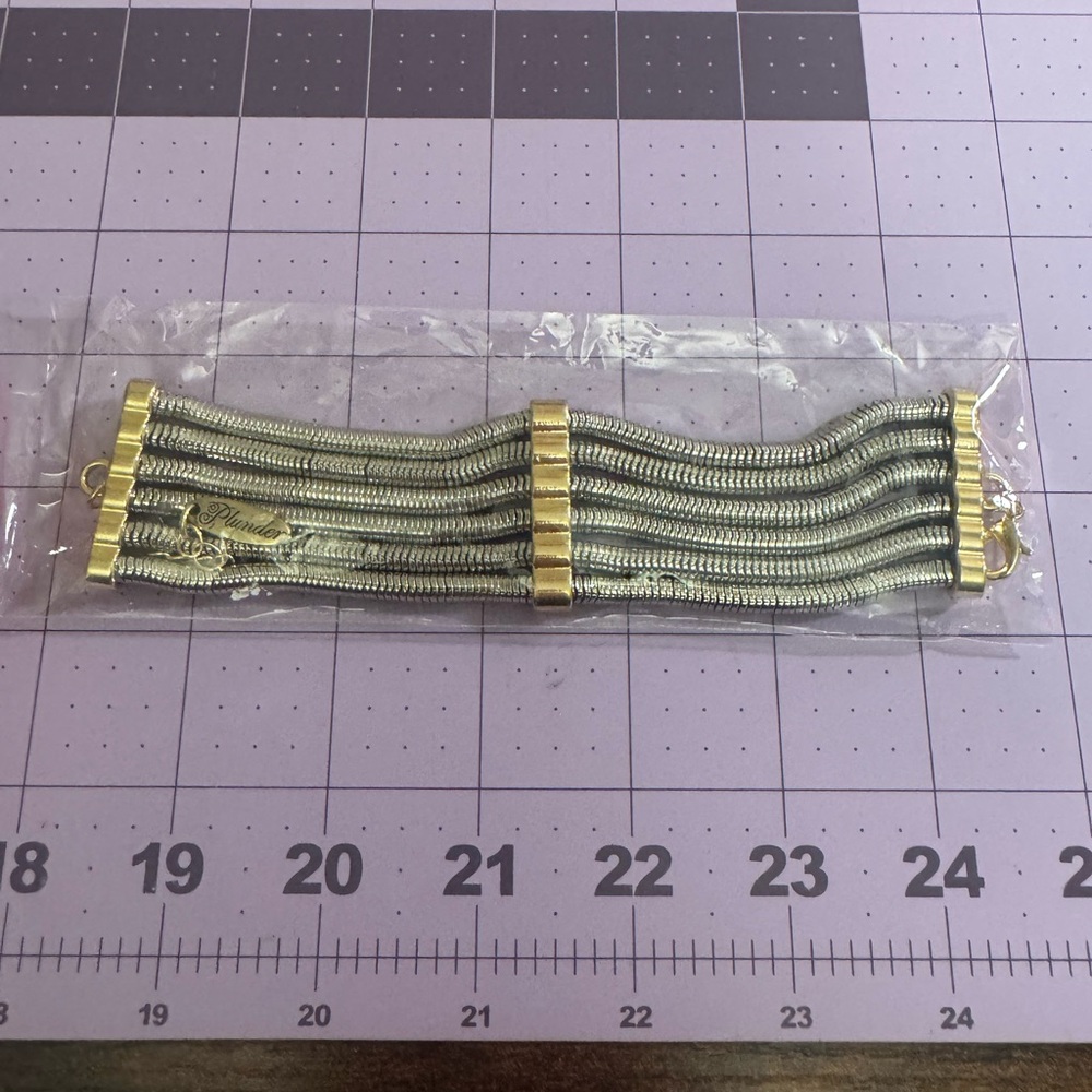 Plunder Gold and Silver Bracelet
